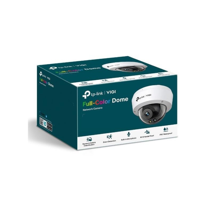 Cámara IP Tp-Link Vigi Dome Exterior/interior 4MP 4MM Ir 30M IP67