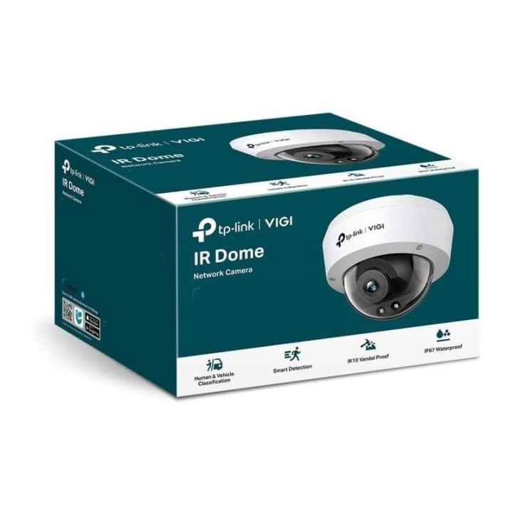 Cámara IP Tp-Link Vigi Domo Exterior 2MP 4MM Ir 30M IP67 POE |