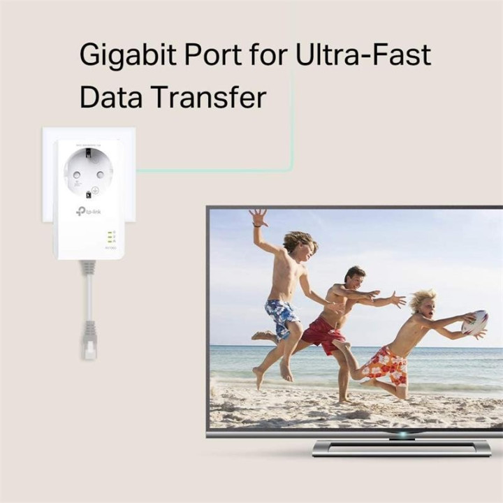 Powerline Tp-Link TL-PA7017P Kit Ethernet 2UDS + Enchufe |