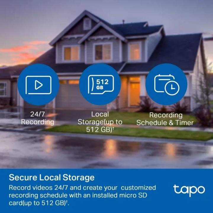 Cámara IP Tp-Link Tapo C40 Wireless IP65 Exterior | InfoChen