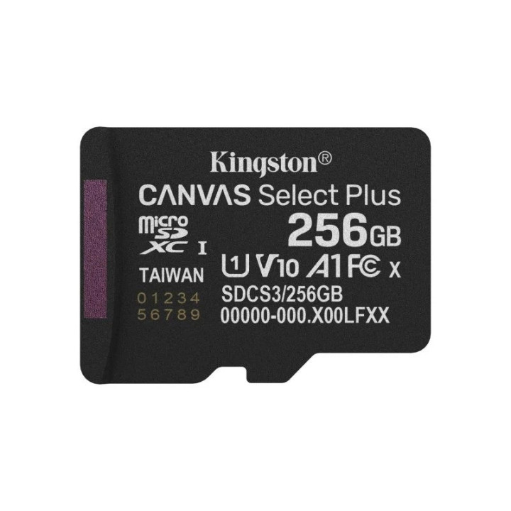 Memoria Micro Sd 256GB Kingston Xc C10 150MB/S + Adaptador Sd |