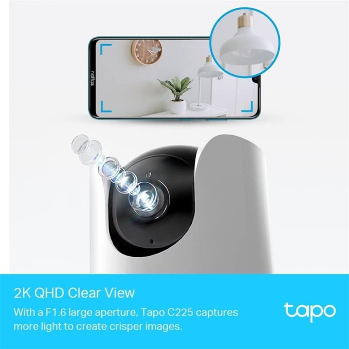 Cámara IP Tp-Link Tapo C225 Wireless 2K Qhd 360º Motorizada |