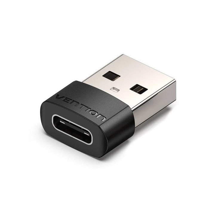Adaptador USB 2.0 Vention USB-C/m - USB-A/h | InfoChen Canarias