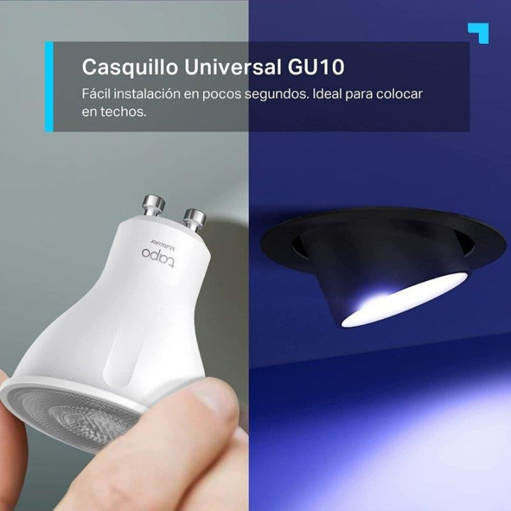 Bombilla Inteligente GU10 Tp-Link LED Multicolor 6500K Blanco