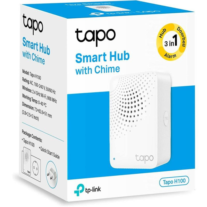 Hub Con Sirena Timbre Tp-Link Tapo H100 | InfoChen Canarias