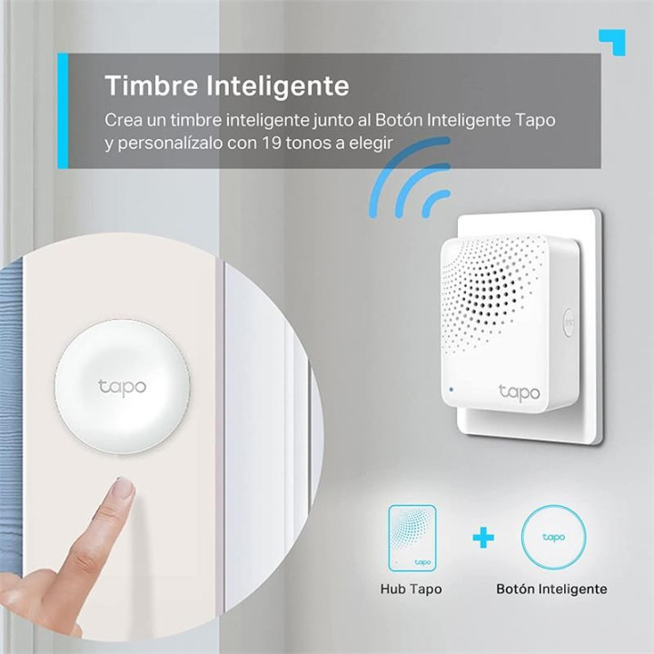 Hub Con Sirena Timbre Tp-Link Tapo H100 | InfoChen Canarias