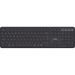 Teclado Trust Vaiya Recargable Wireless Bluetooth Black |