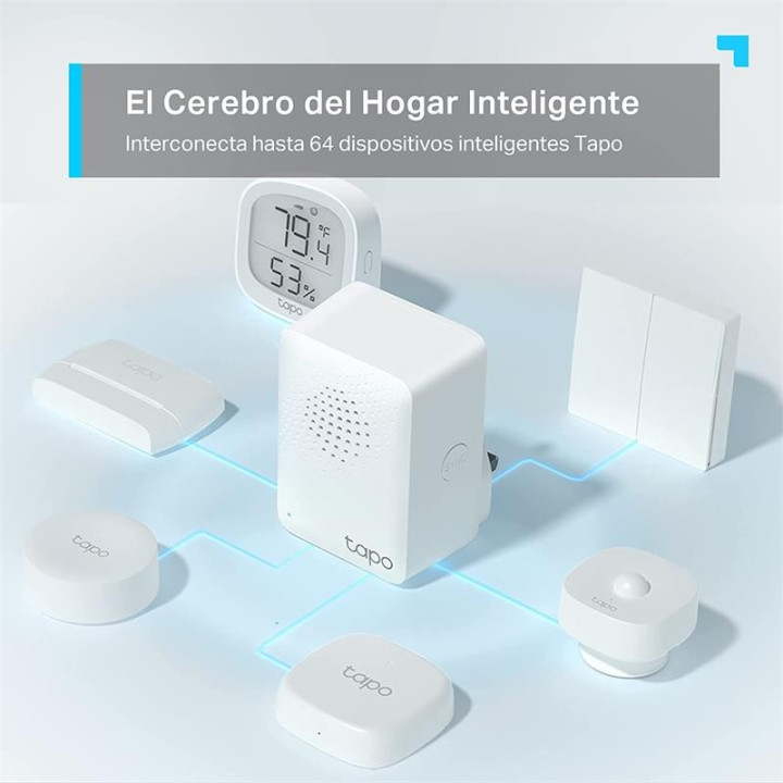 Hub Con Sirena Timbre Tp-Link Tapo H100 | InfoChen Canarias