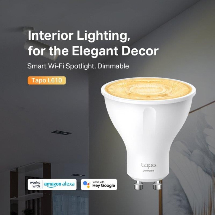 Bombilla Inteligente GU10 Tp-Link LED 2700K Blanco Ajusta WIFI |
