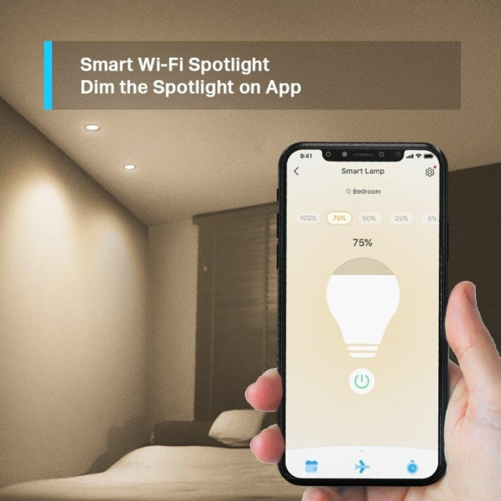 Bombilla Inteligente GU10 Tp-Link LED 2700K Blanco Ajusta WIFI |