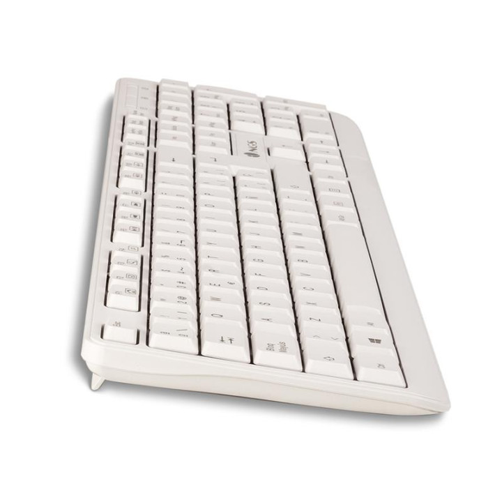 Teclado Ngs Spike USB White | InfoChen Canarias