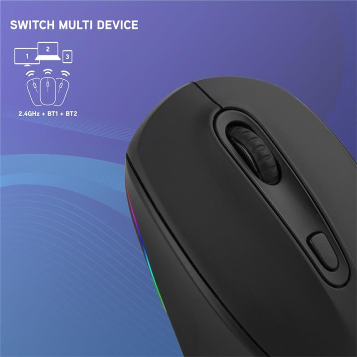 Raton Ngs Smog Multidevice Wireless Bluetooth Recargable LED