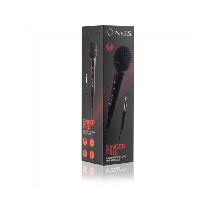 Microfono Ngs Singer Fire Jack 3M | InfoChen Canarias