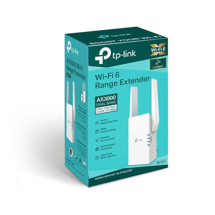 Wireless Repeater Tp-Link RE705X Dual Band AX3000 WIFI 6 |