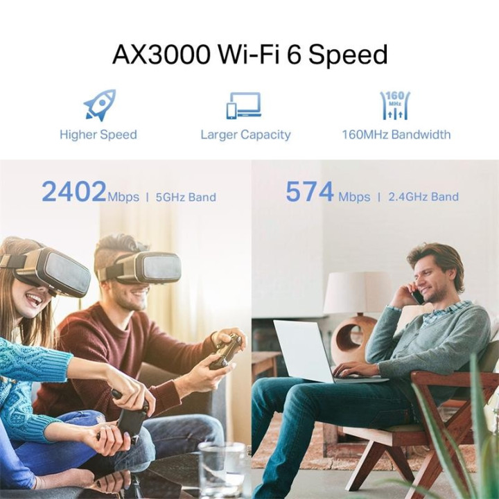 Wireless Repeater Tp-Link RE705X Dual Band AX3000 WIFI 6 |