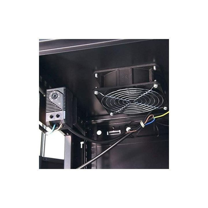 Armario Rack Powergreen 15U 60X45 Termostato + Ventiladores + 1