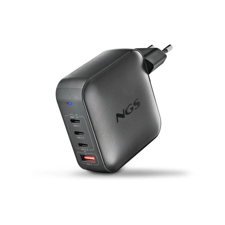 Cargador De Portátil Ngs Bud Gan 3XUSB-C/USB-A 165W Black |