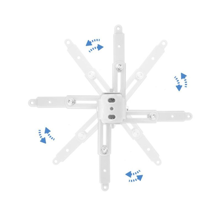 Soporte Proyector Tooq Techo Inclinable White | InfoChen Canarias