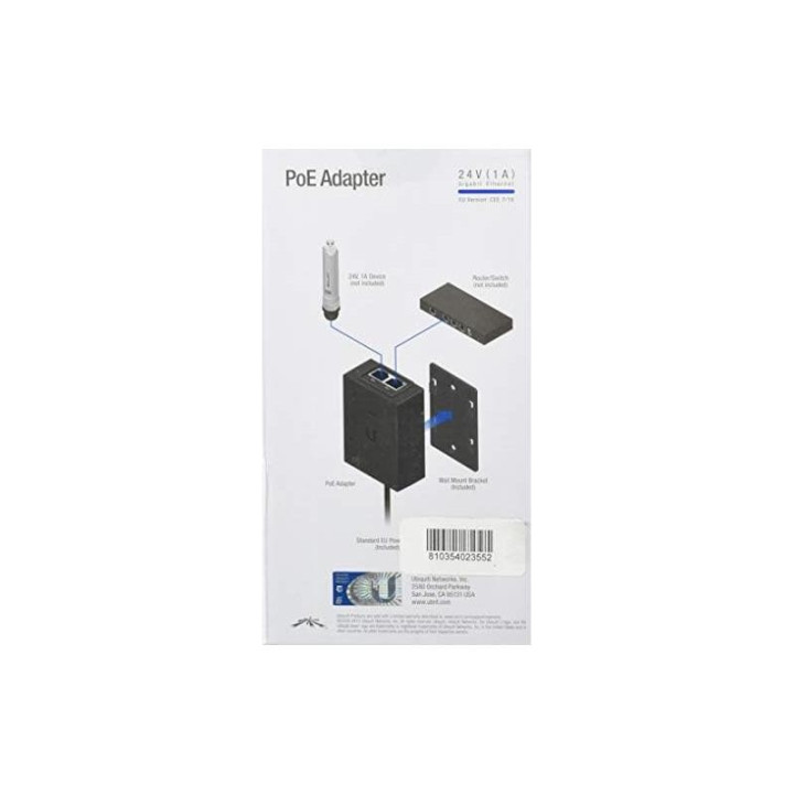 Ubiquiti Inyector POE-24 24VDC 1A | InfoChen Canarias
