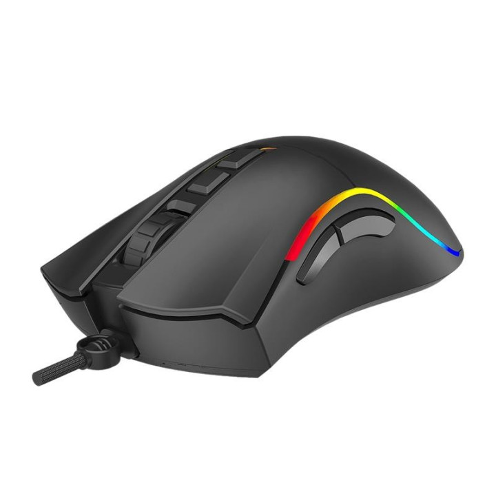 Raton Phoenix Gaming Void USB RGB 12000 Dpi 7 Botones Black |