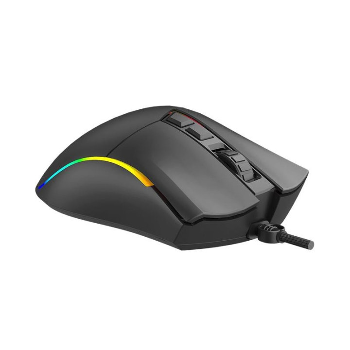 Raton Phoenix Gaming Void USB RGB 12000 Dpi 7 Botones Black |