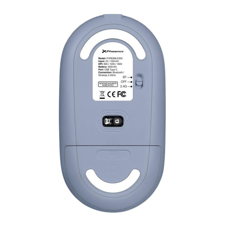 Raton Phoenix Rebble Silent 1600DPI Wireless Bluetooth Recargable