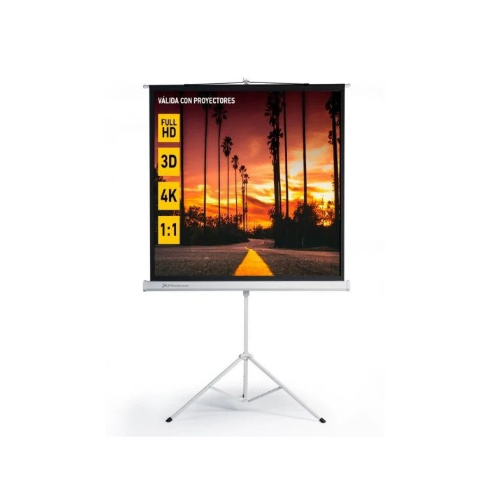 Pantalla Proyeccion Phoenix Tripode Manual 80 145X145 | InfoChen