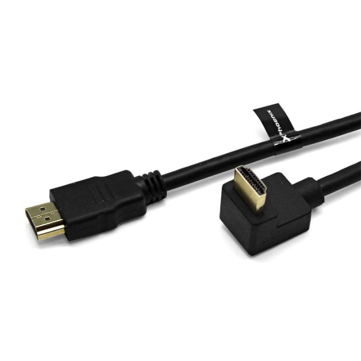Cable HDMI Phoenix V2.0 4K Acodado A/m-A/m 3M | InfoChen Canarias