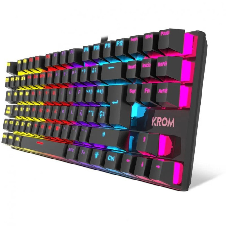 Teclado Gaming Krom Kasic Mecanico TKL USB RGB | InfoChen