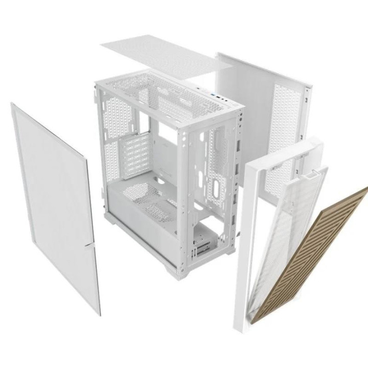 Caja Ordenador Gaming Phoenix Artisan Noble White Frontal Madera