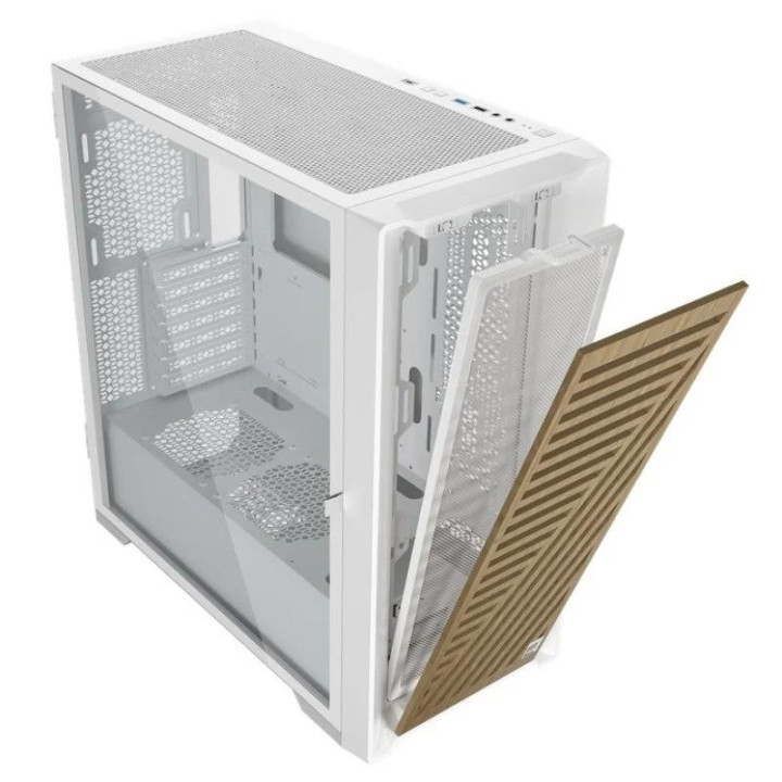 Caja Ordenador Gaming Phoenix Artisan Noble White Frontal Madera