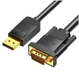Cable Conversor Vention Displayport/m - Vga/m 1.5M Black |