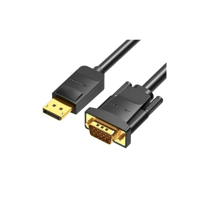 Cable Conversor Vention Displayport/m - Vga/m 1.5M Black |