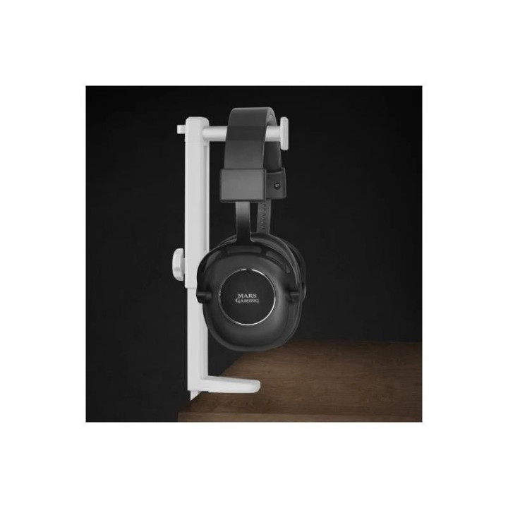 Soporte De Mesa Mars Gaming Auriculares White | InfoChen Canarias