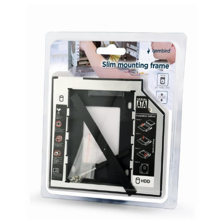 Adaptador Gembird Disco Duro 2.5 Para Unidad Optica Portátil