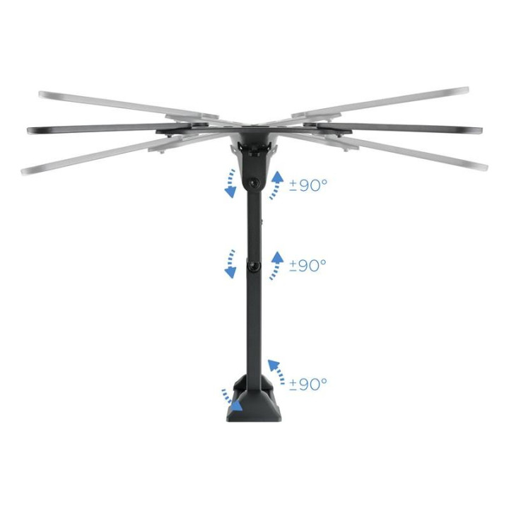 Soporte TV Monitor Tooq 23-55 30KG Inclinable/giratorio |