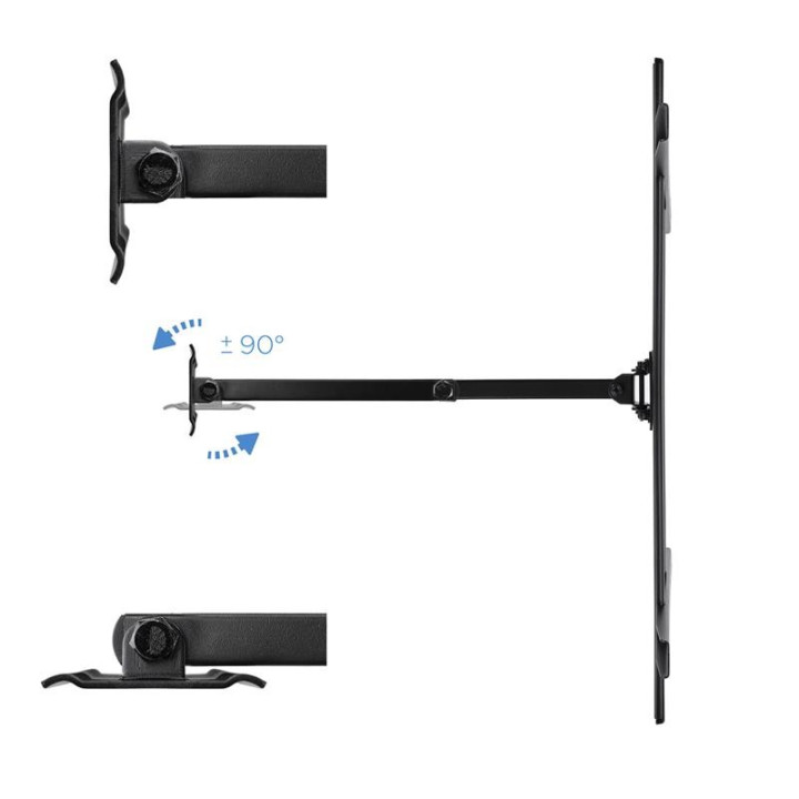 Soporte TV Monitor Tooq 37-70 50KG Inclinable/giratorio |