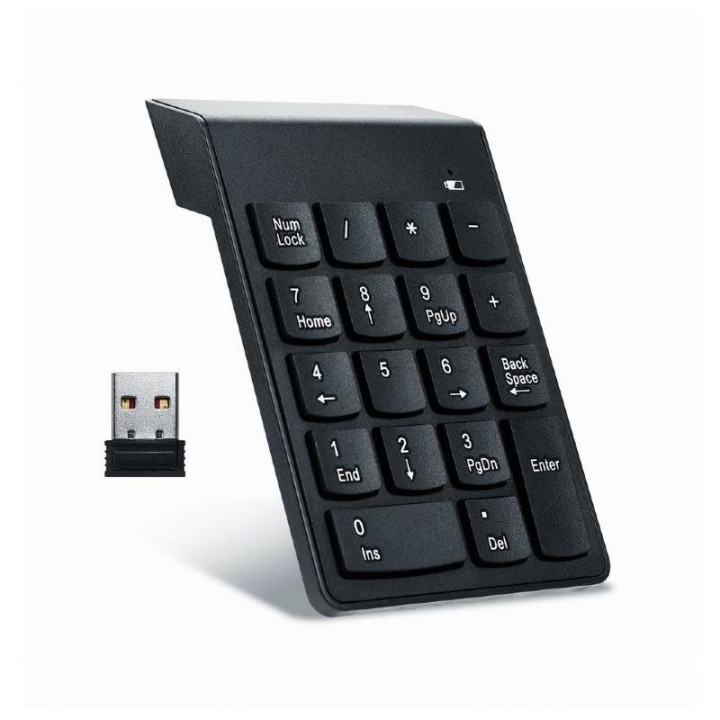 Teclado Numerico Gembird Keypad Bluetooth 18 Teclas Black |