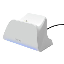 Base De Carga Trust Gxt 255W Para Mando PS5 RGB White | InfoChen