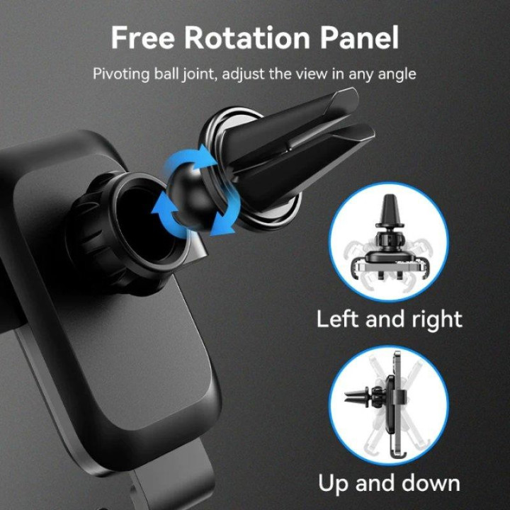 Soporte Vention KCTB0 Coche Para Smartphone 4.7-7.2 Black |