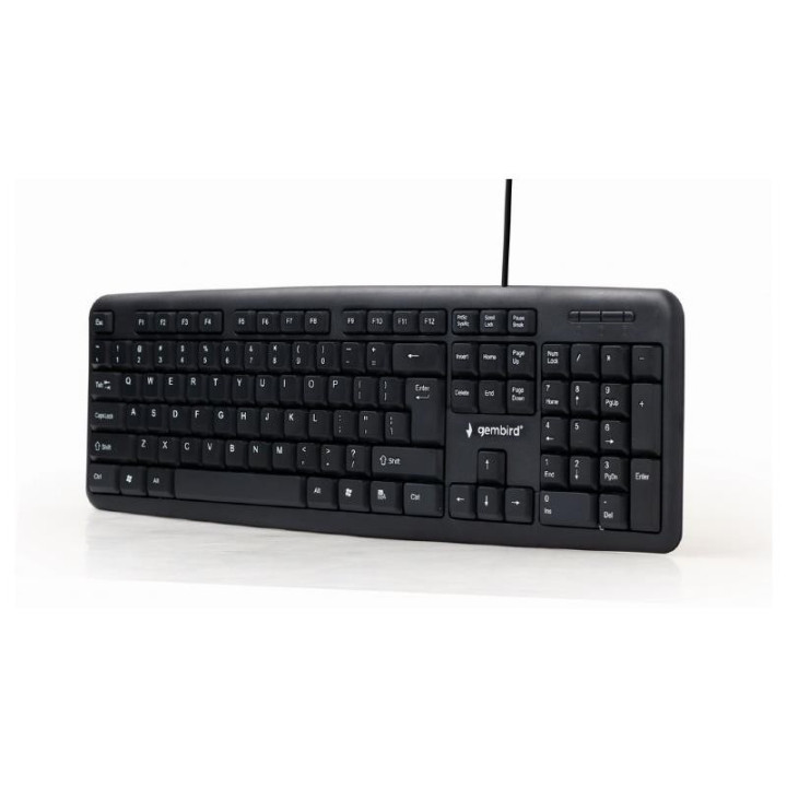 Teclado Gembird USB Black | InfoChen Canarias