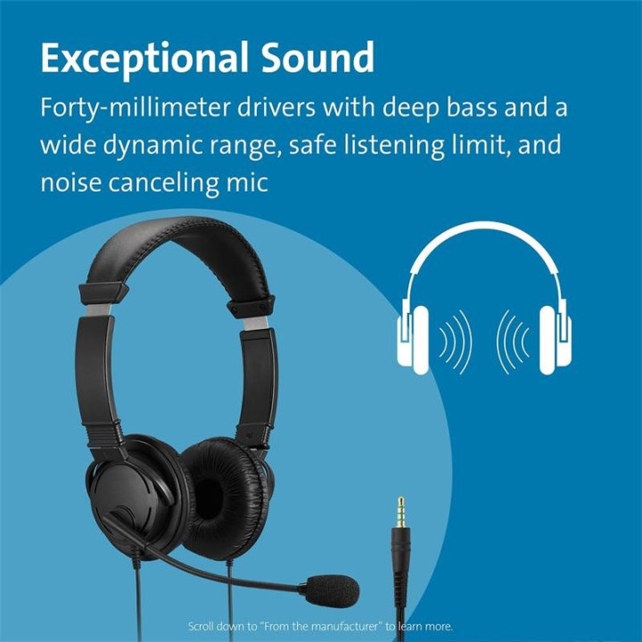 Auriculares + Microfono Kensington K33597WW Hi-Fi Jack 3.5MM