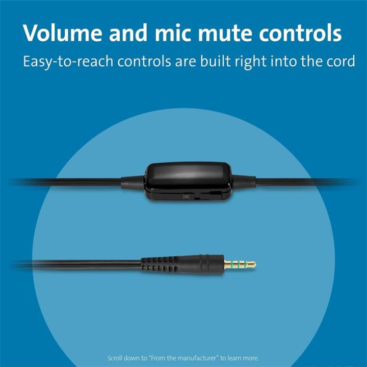 Auriculares + Microfono Kensington K33597WW Hi-Fi Jack 3.5MM