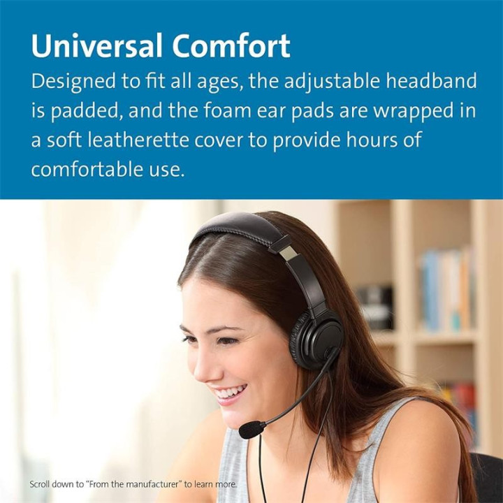 Auriculares + Microfono Kensington K97457WW Hi-Fi USB-C Black |