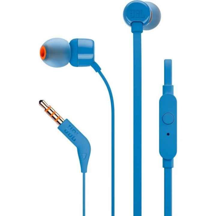 Auriculares + Microfono Jbl Tune 110 In Ear Aux Blue | InfoChen