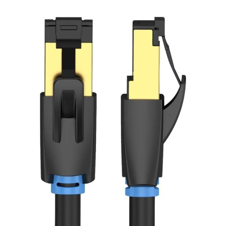 Cable De Red CAT.8 S/ftp 3M Vention Black | InfoChen Canarias