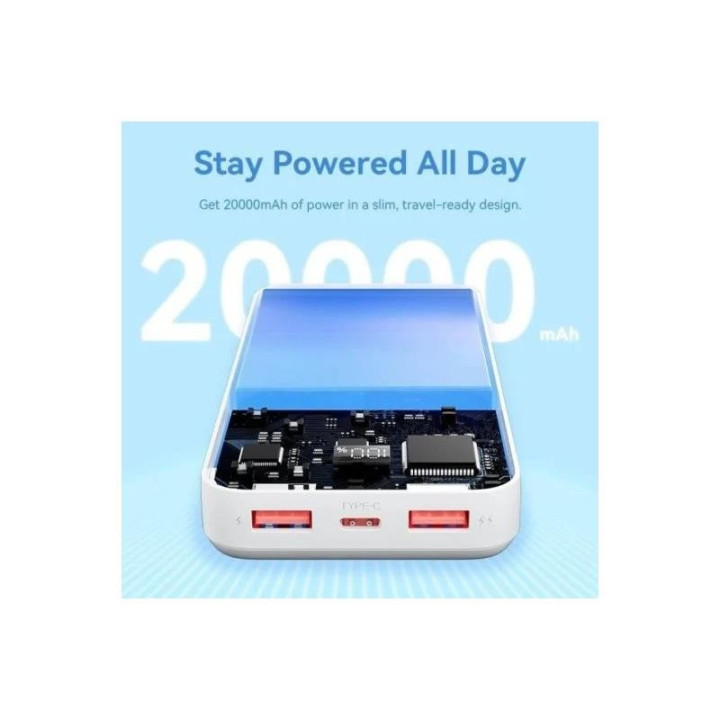 Powerbank Vention 5000MAH USB-C + Lightning 20W Blue | InfoChen