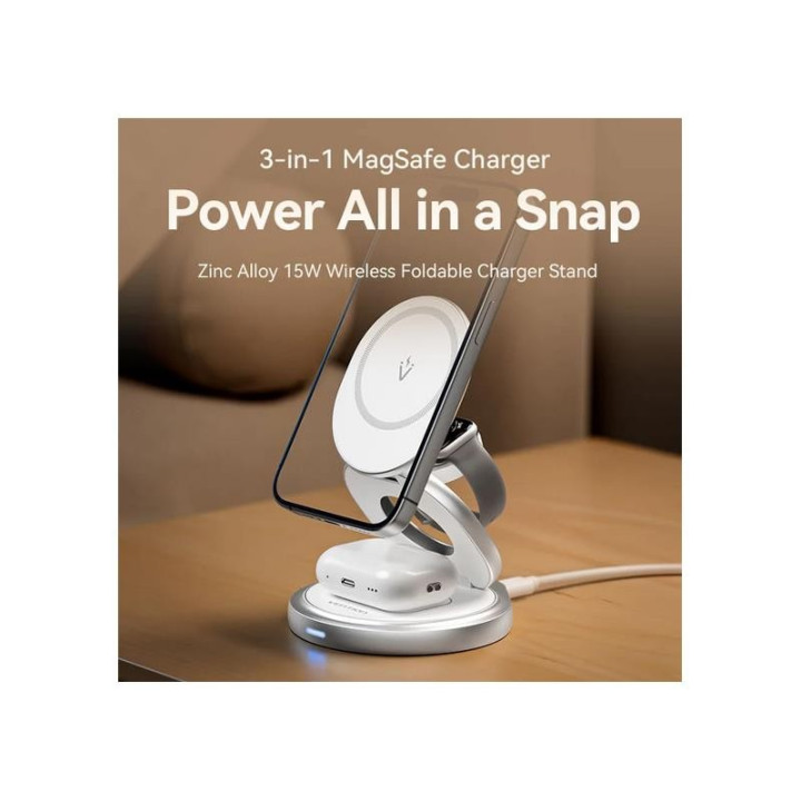 Base Cargador Vention Smartphone/apple Watch/auriculares Wireless