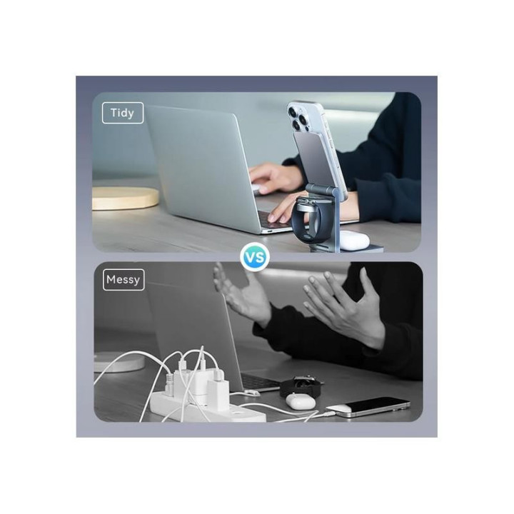Base Cargador Vention Smartphone/apple Watch/auriculares Wireless