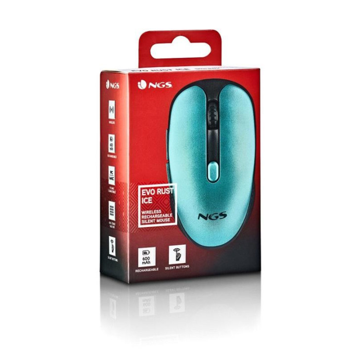 Raton Ngs Evo Rust Wireless Silent Blue | InfoChen Canarias